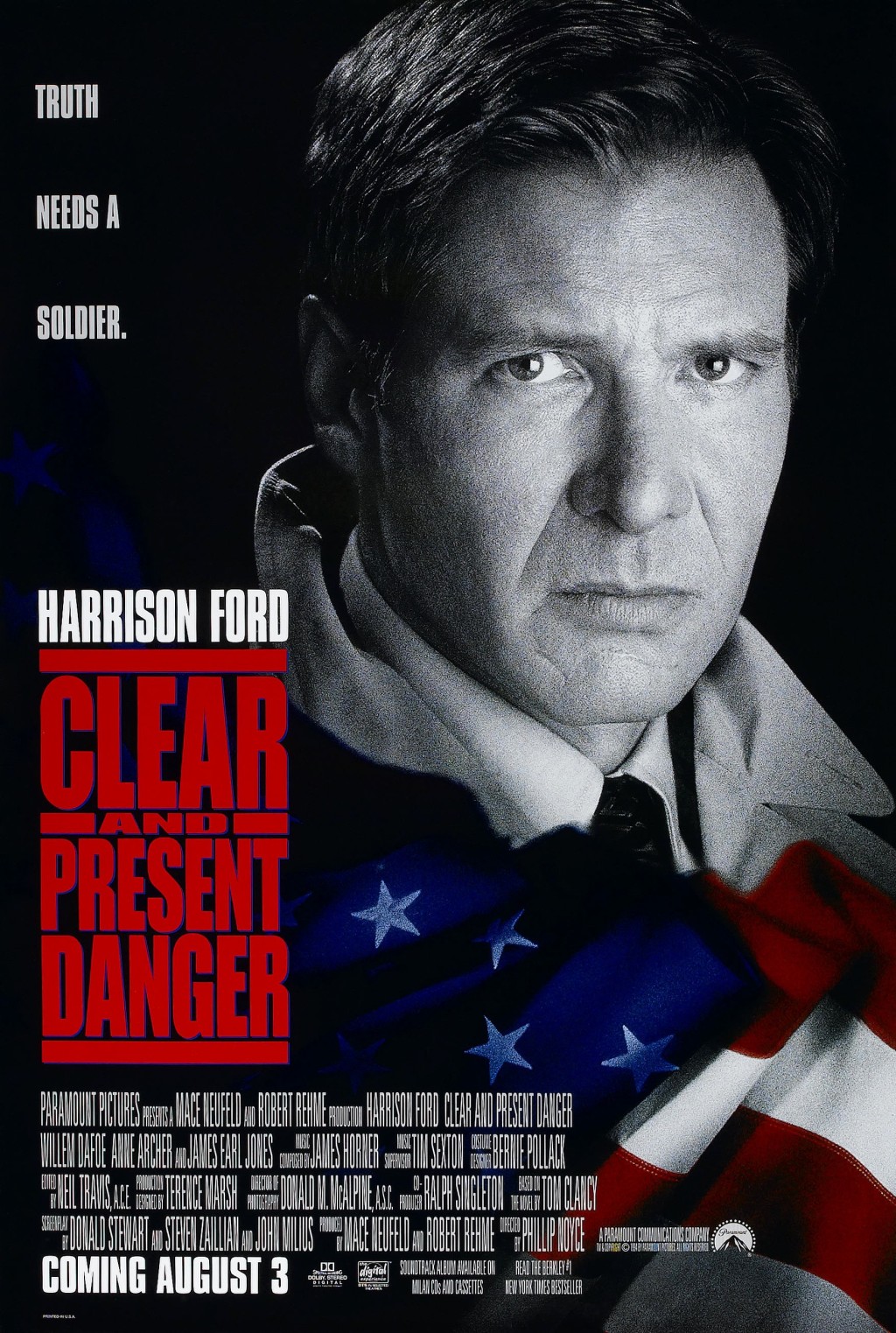 Clear and Present Danger (1994) – I don’t know… Kind of boring, I guess?